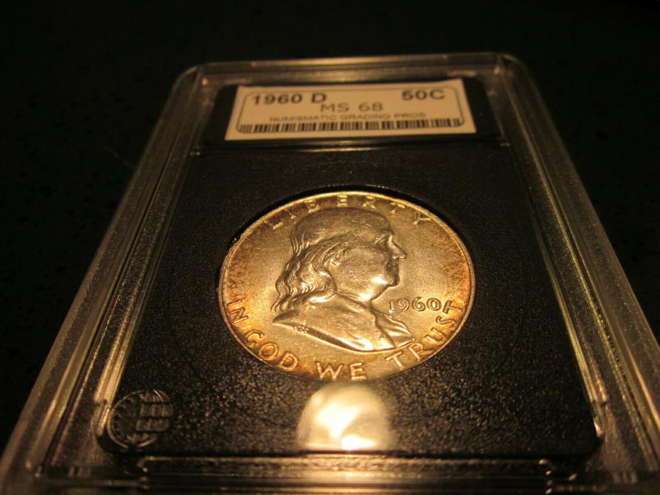 1960-D Franklin 50C Slabbed Coin