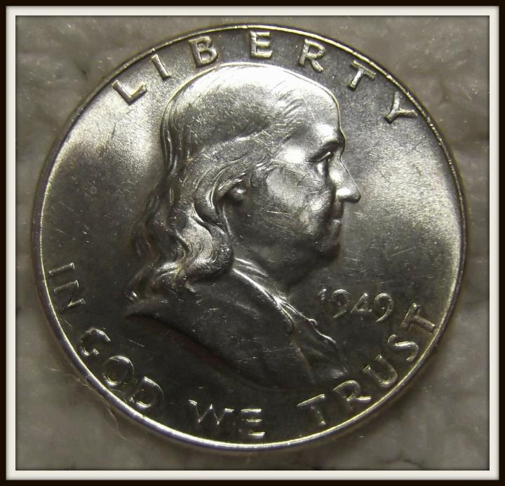 1949 50C Franklin Half Dollar (BU) Lot #2