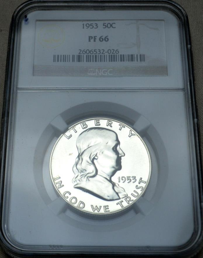 1953 Franklin PF66 Silver Half Dollar NGC PF66