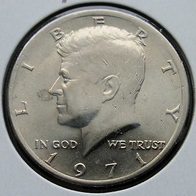 USA - HALF DOLLAR 1971 KENNEDY - NICE GRADE - BRILLIANT