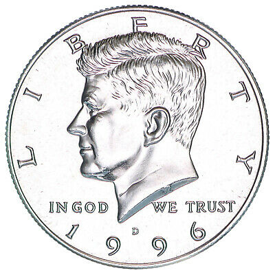 1996 D Kennedy Half Dollar CN-Clad Gem BU US Coin