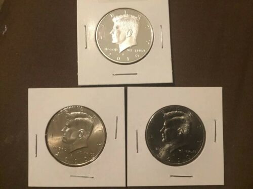2010 PDS Silver Kennedy Half Dollars