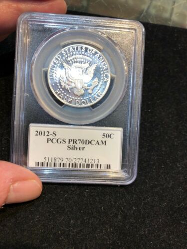 2012 S Kennedy SILVER JFK Half Dollar Silver JFK Label Proof PCGS PR70DCAM 50c