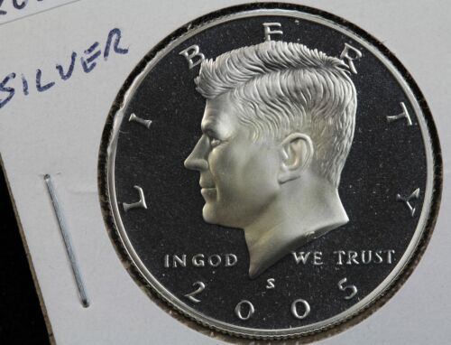 2005-S Silver Gem Proof Kennedy Half Dollar