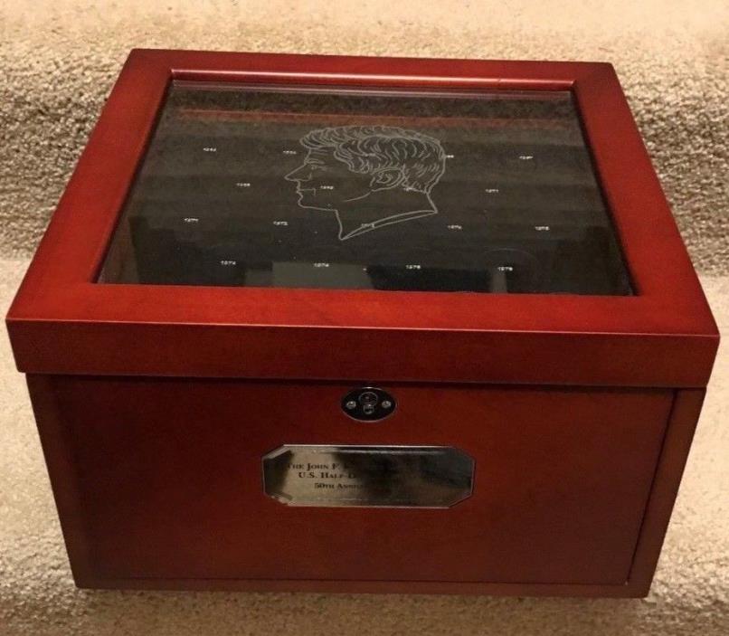 Storage/Display Box for The John F. Kennedy Uncirculated Half Dollar with Cards