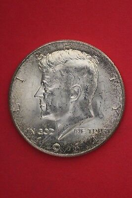 Toned 1964 P BU Kennedy Half Dollar Exact Coin Shown Flat Rate Shipping OCE01