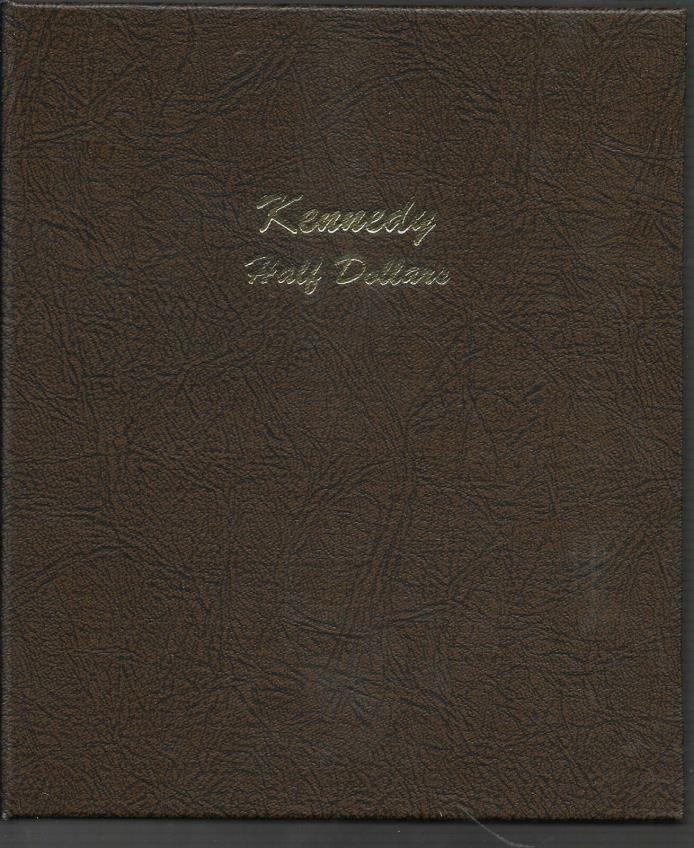 Dansco Album plus 67 coins Kennedy Half Dollars