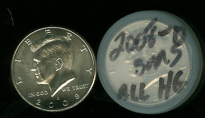 2008-D KENNEDY HALF ROLL OF 20 SMS COIN ALL HIGH GRADES ONLY 745,000 MINTED