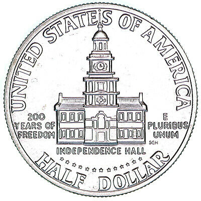 1976 S Kennedy Half Dollar 40% Silver BU Bicentennial US Coin