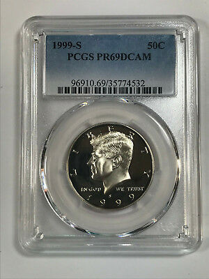 1999-S Kennedy Clad Half Dollar Graded PR69DCAM by PCGS - Price Guide $16