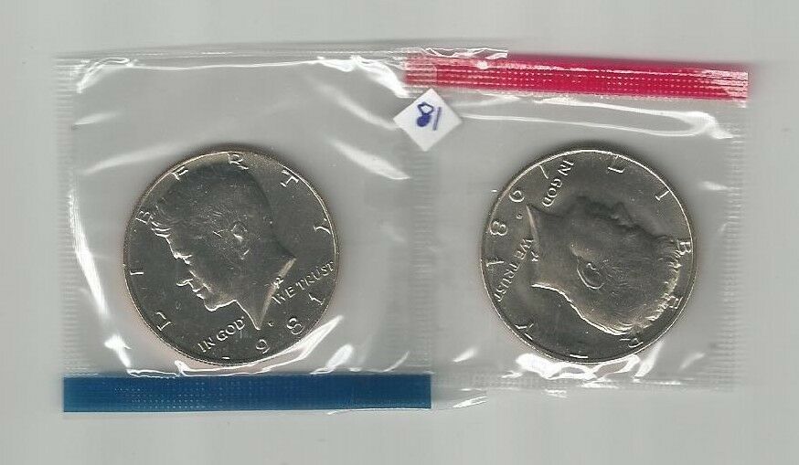 1981 P&D  Kennedy Half Dollars