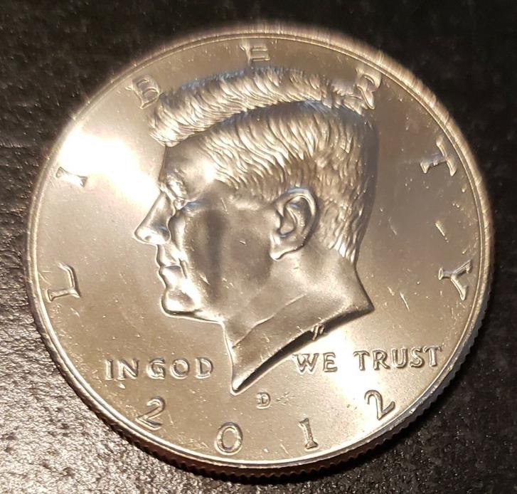2012-D  BU Kennedy Half Dollar - From US Mint Bag - Low Mintage