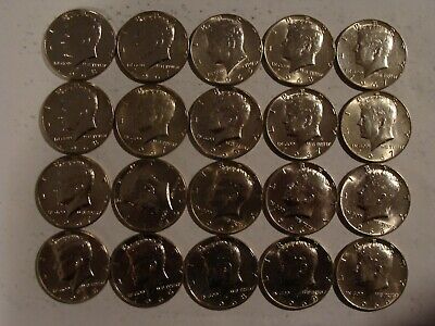 1 Roll of 20 XF+ - Unc BU 40% Silver Kennedy Half Dollars 1965-1969 Mixed Yrs