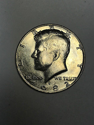 1982-D Kennedy Clad Half Dollar Brilliant Uncirculated (BU)