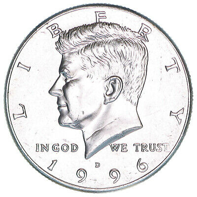 1996 D Kennedy Half Dollar CN-Clad BU US Coin