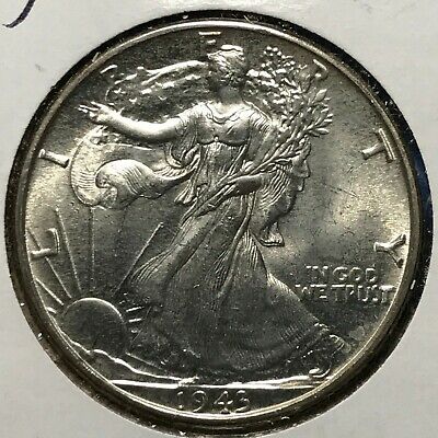 1943 50C Walking Liberty Half Dollar (49104)