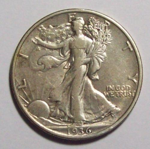 1936-P WALKING LIBERTY HALF DOLLAR  Solid XF  *Free U.S. SHIP #31 B17