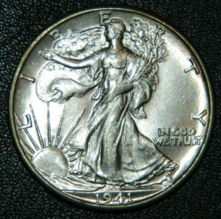 1941 D Liberty Walking Half Dollar