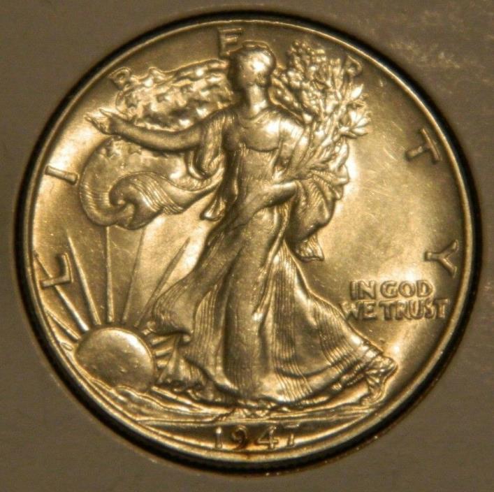 1947 Liberty Walking Half Dollar