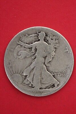 1917 S Walking Liberty Half Dollar Exact Coin Pictured Flat Rate Shipping OCE055