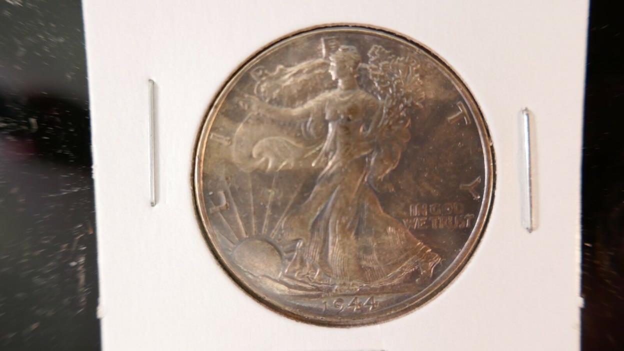 1944    50C  BU/AU Walking Liberty Half Dollar #982