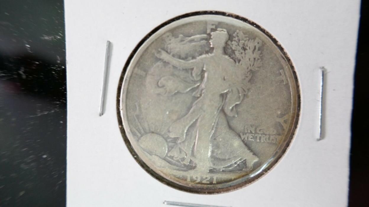 1921  50C Walking Liberty Half Dollar #908