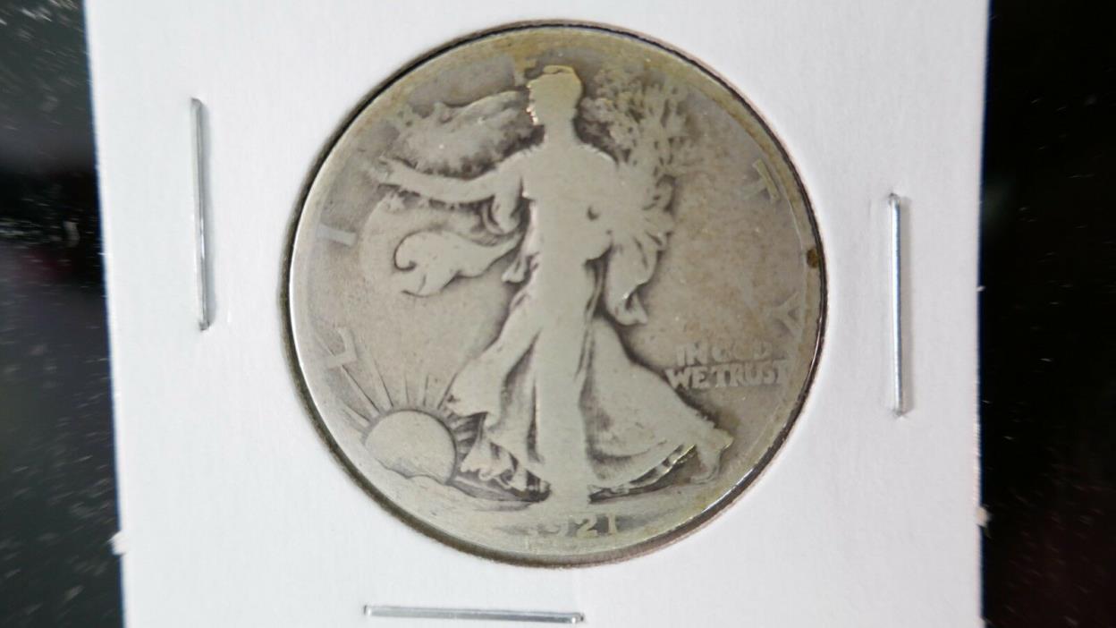 1921-S  50C Walking Liberty Half Dollar #936