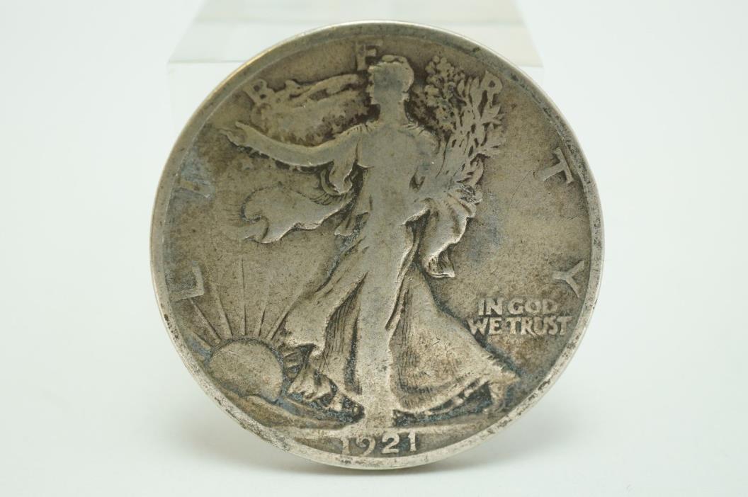 1921 Walking Liberty Half Dollar Coin Key Date