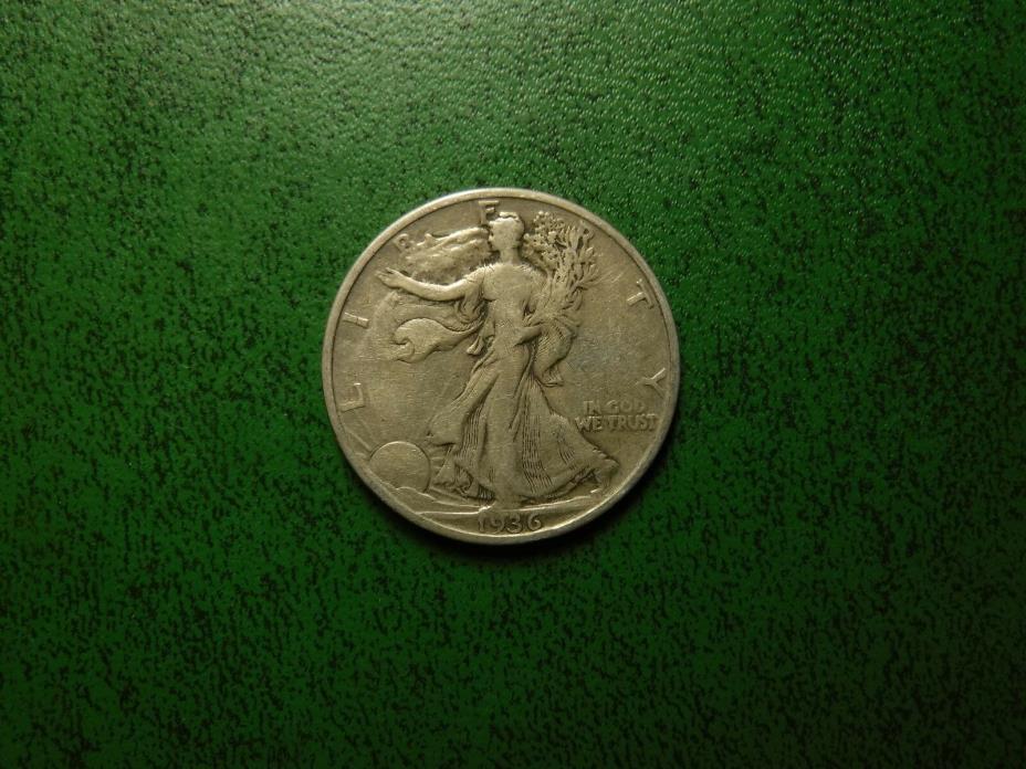 1936-P 50C Walking Liberty Half Dollar 90% Silver