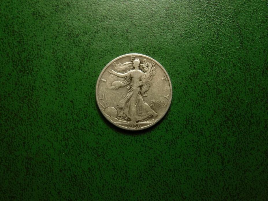 1936-S 50C Walking Liberty Half Dollar A Nice Circulated coin!