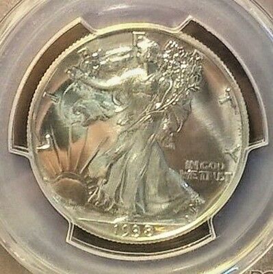 1938 Walking Liberty Half Dollar  PCGS PROOF Gold Shield   cleaned?