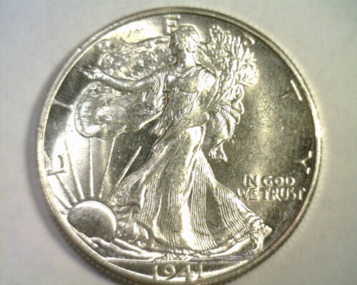 1941-D WALKING LIBERTY HALF CHOICE UNCIRCULATED CH. UNC. NICE ORIGINAL COIN