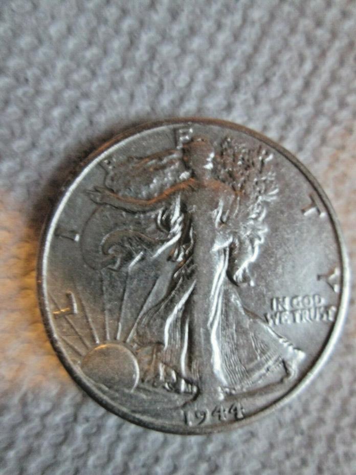 1944 S walking liberty half dollar Silver Coin, Nice Condition! - 512