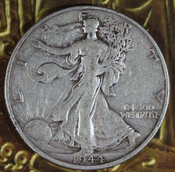 1944 S  Liberty Walking Half  Silver Dollar
