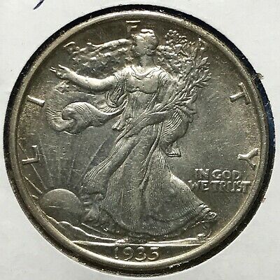 1935 50C Walking Liberty Half Dollar (49099)