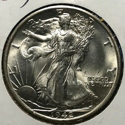 1942-S 50C Walking Liberty Half Dollar (49103)