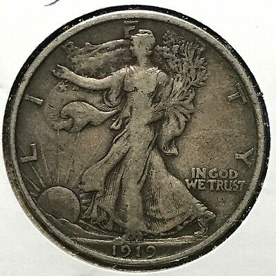 1919-D 50C Walking Liberty Half Dollar, SEMI-KEY DATE! (49097)