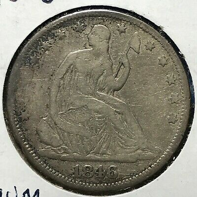 1846-O 50C, Medium Date, Liberty Seated Half Dollar (49094)