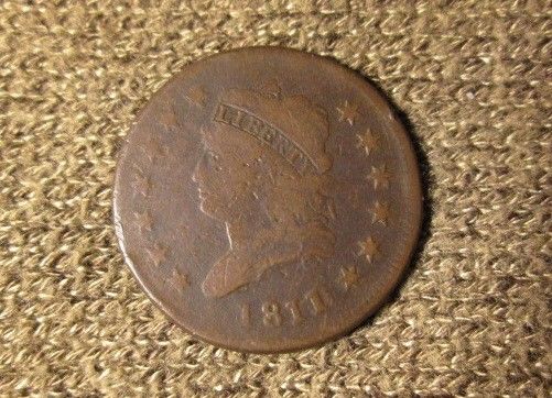 1811 Classic Head, Large Cent, Old Copper