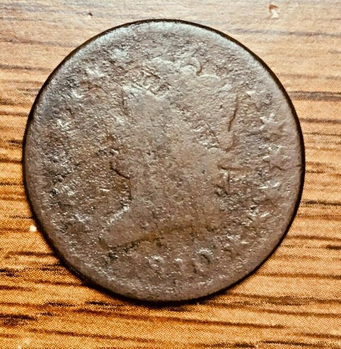 1810 Classic Head Large Cent-AG-G condition