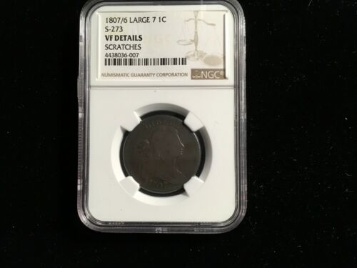 1807/6 Large 7 Large Cent Vf Details