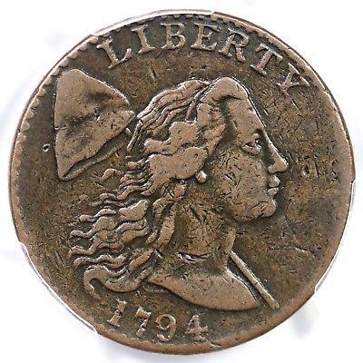 1794 S-41 R-3 PCGS VF 30 Head of 94 LIberty Cap Large Cent Coin 1c