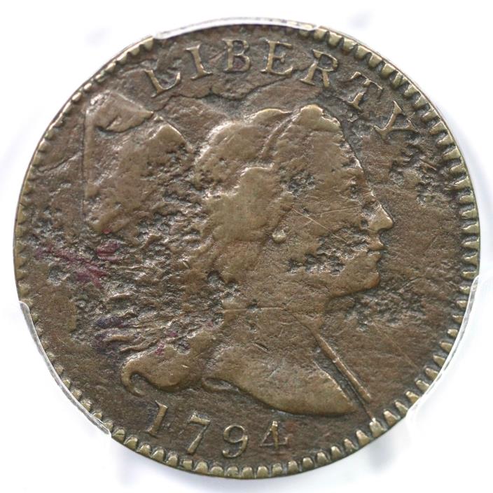 1794 S-66 R-5 PCGS VF Details Liberty Cap Large Cent Coin 1c