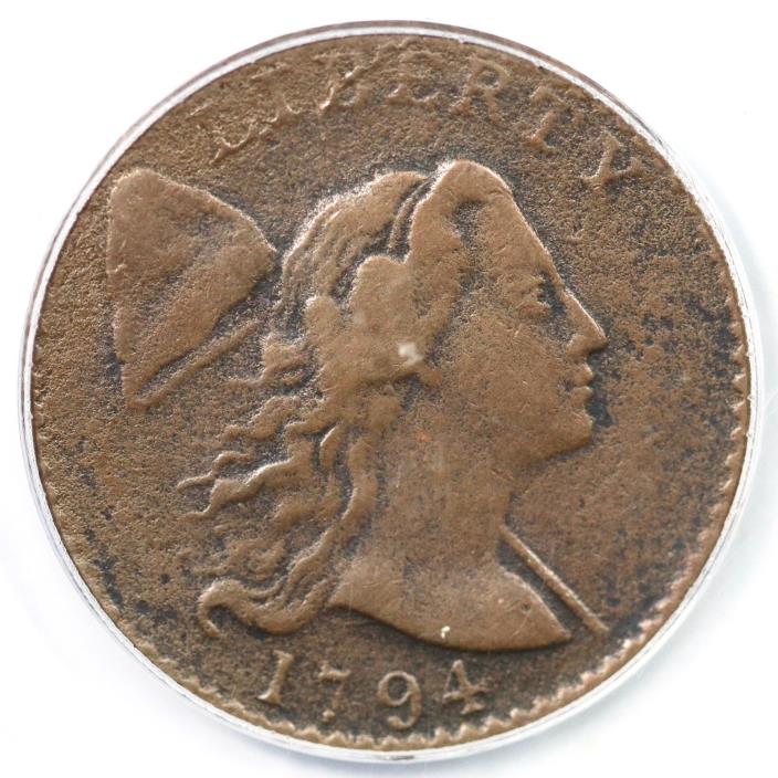 1794 S-25 R-3 PCGS Genuine Liberty Cap Large Cent Coin 1c