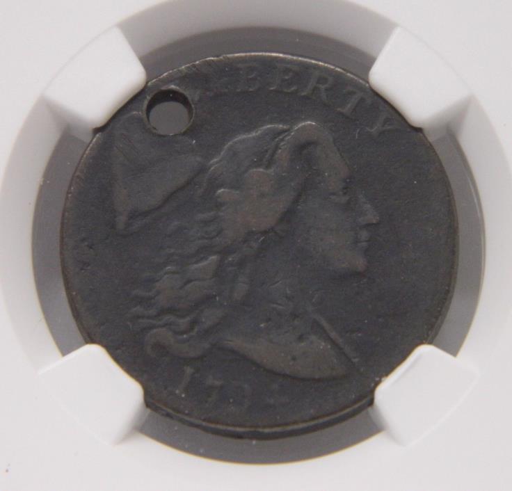 1794 Flowing Hair Large Cent NGC VF Details