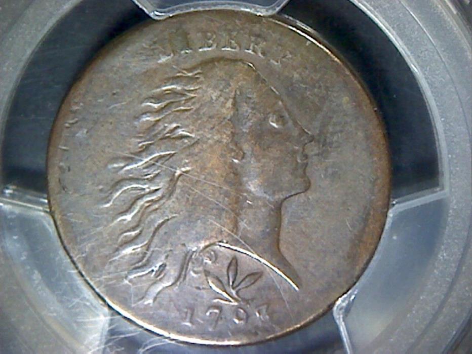 1793 Flowing Hair Wreath type Large Cent