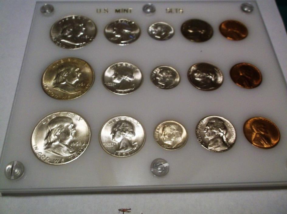 1951 PDS Mint Set BU+++ Very Nice Set!!