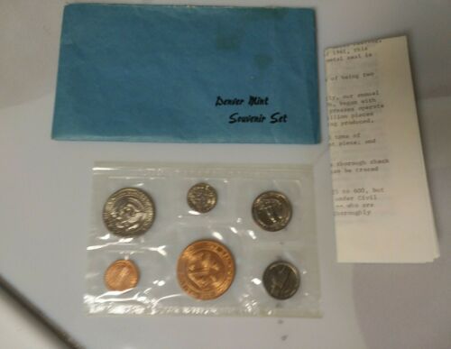 BUY IT NOW  1977 DENVER MINT SOUVENIR SET - ORIGINAL ENVELOPE    COINS