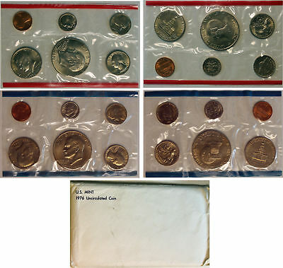 1976 US Mint Set (OGP) with  Eisenhower Dollar 12 coins