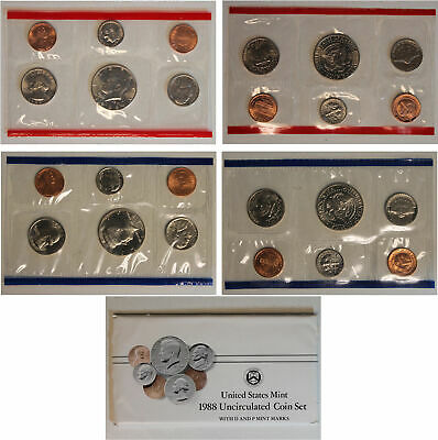 1988 US Mint Set (OGP) 10 coins